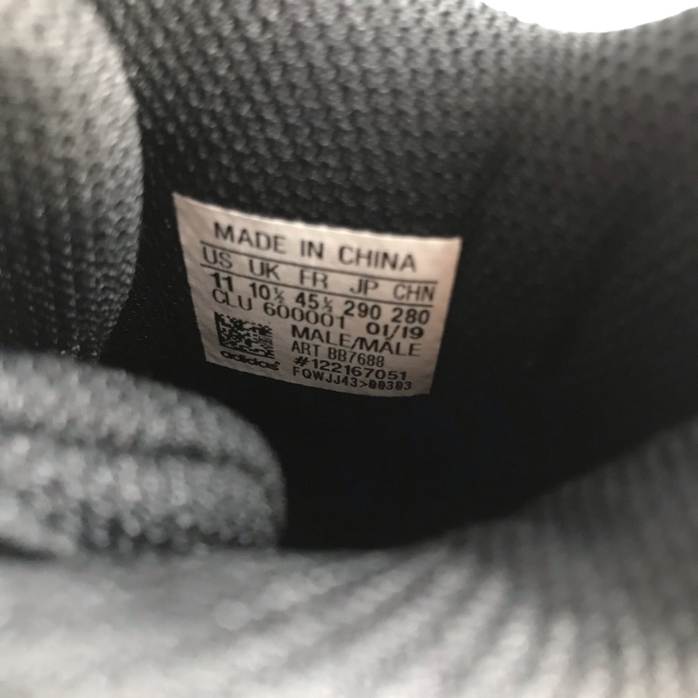 Adidas Freak Mid Molded Cleats Black White - Picture 8 of 8